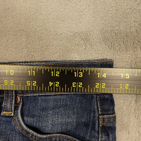 7 for all mankind jeans mid rise bootcut women's 27 blue denim - Picture 7 of 15